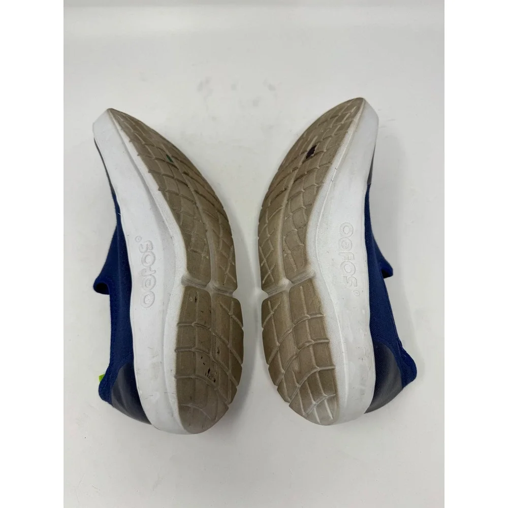 Oofos OOmg Low Shoe Navy Blue Slip On Recovery Sneaker Women Sz 7.5 Orthotic